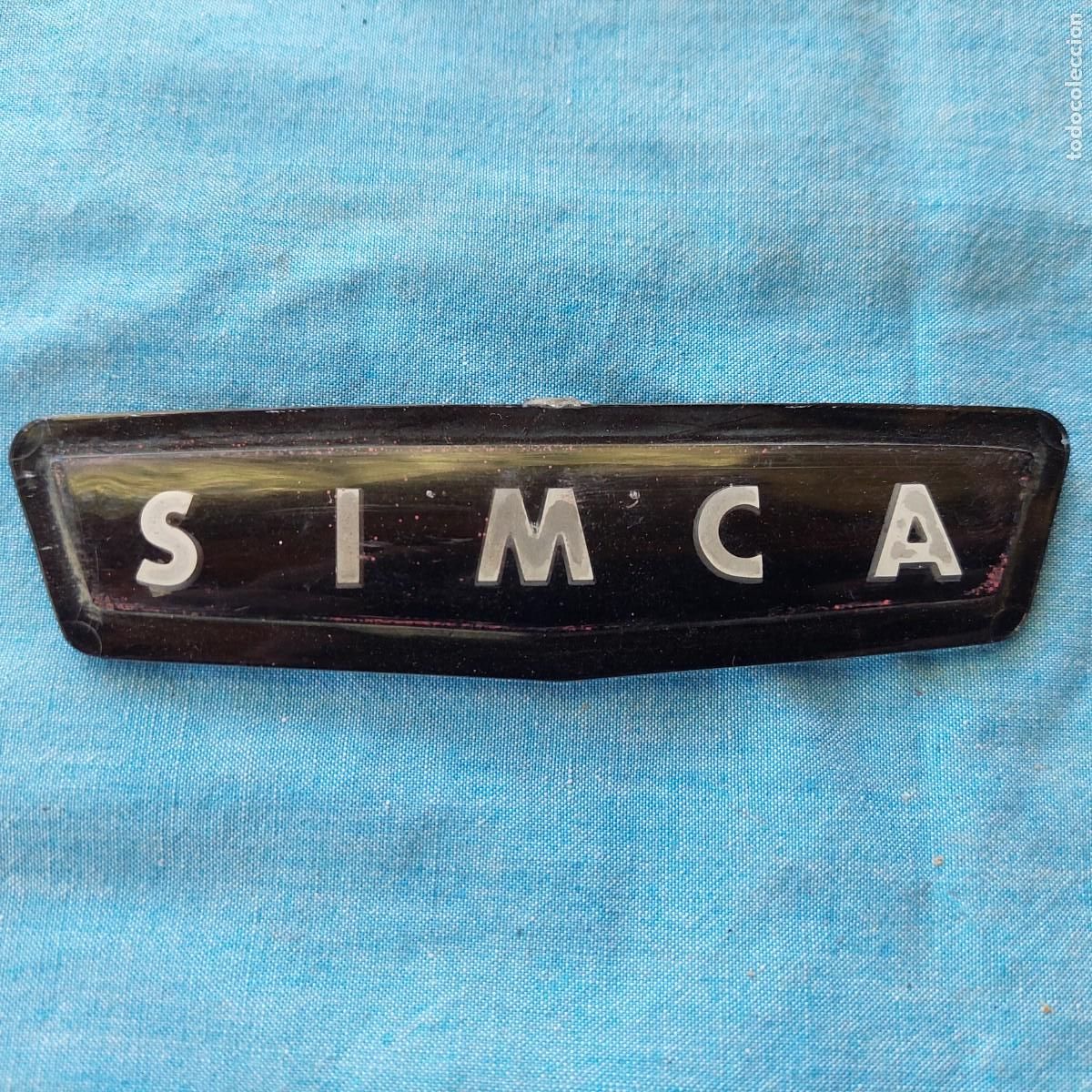 Coches y motocicletas: Placa coche Simca - Foto 1