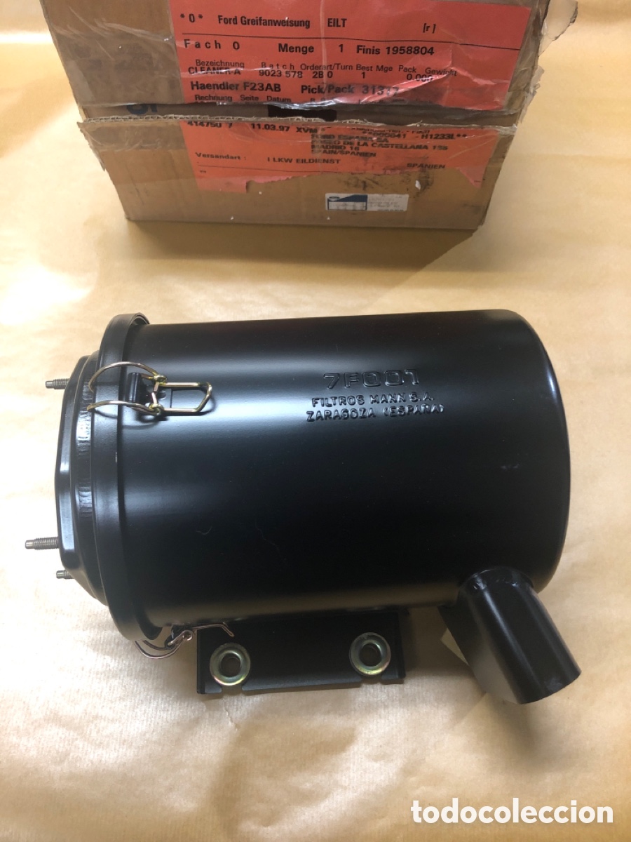 Automobili e Motociclette: FILTRO DE AIRE COMPLETO CON CARCASA- MANN 7F001 ( NISSAN TERRANO II- FORD MAVERICK 2,7 TD )