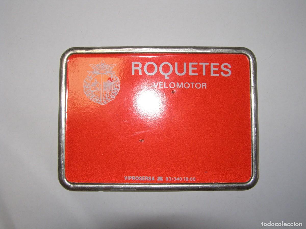 Autos und Motorr&auml;der: Placa matr&iacute;cula moto velomotor, Roquetes, a&ntilde;os 80.