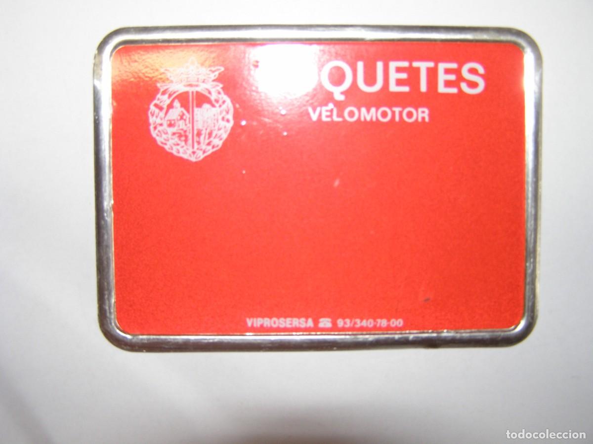 Autos und Motorr&auml;der: Placa matr&iacute;cula moto velomotor, Roquetes, a&ntilde;os 80.
