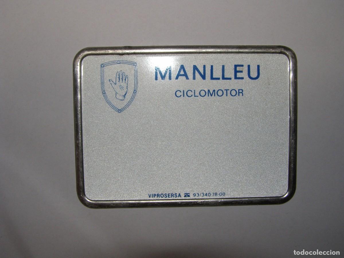 Autos und Motorr&auml;der: Placa matr&iacute;cula moto velomotor, Manlleu, a&ntilde;os 80.