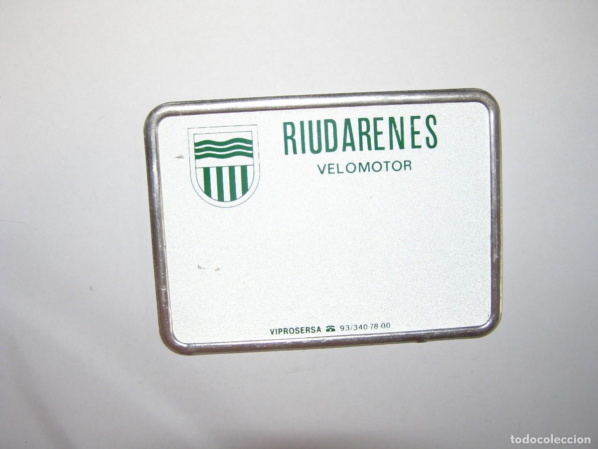 Autos und Motorr&auml;der: Placa matr&iacute;cula moto velomotor, Riudarenes, a&ntilde;os 80.