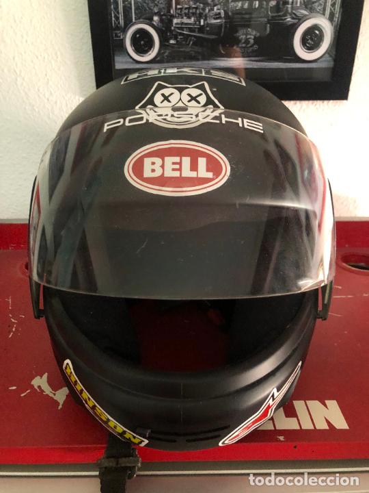 Coches y Motocicletas: &iexcl;&iexcl;&iexcl; CASCO DE MOTO TEMATIZADO PORSCHE RACING PARA USO O DECORACI&Oacute;N !!!