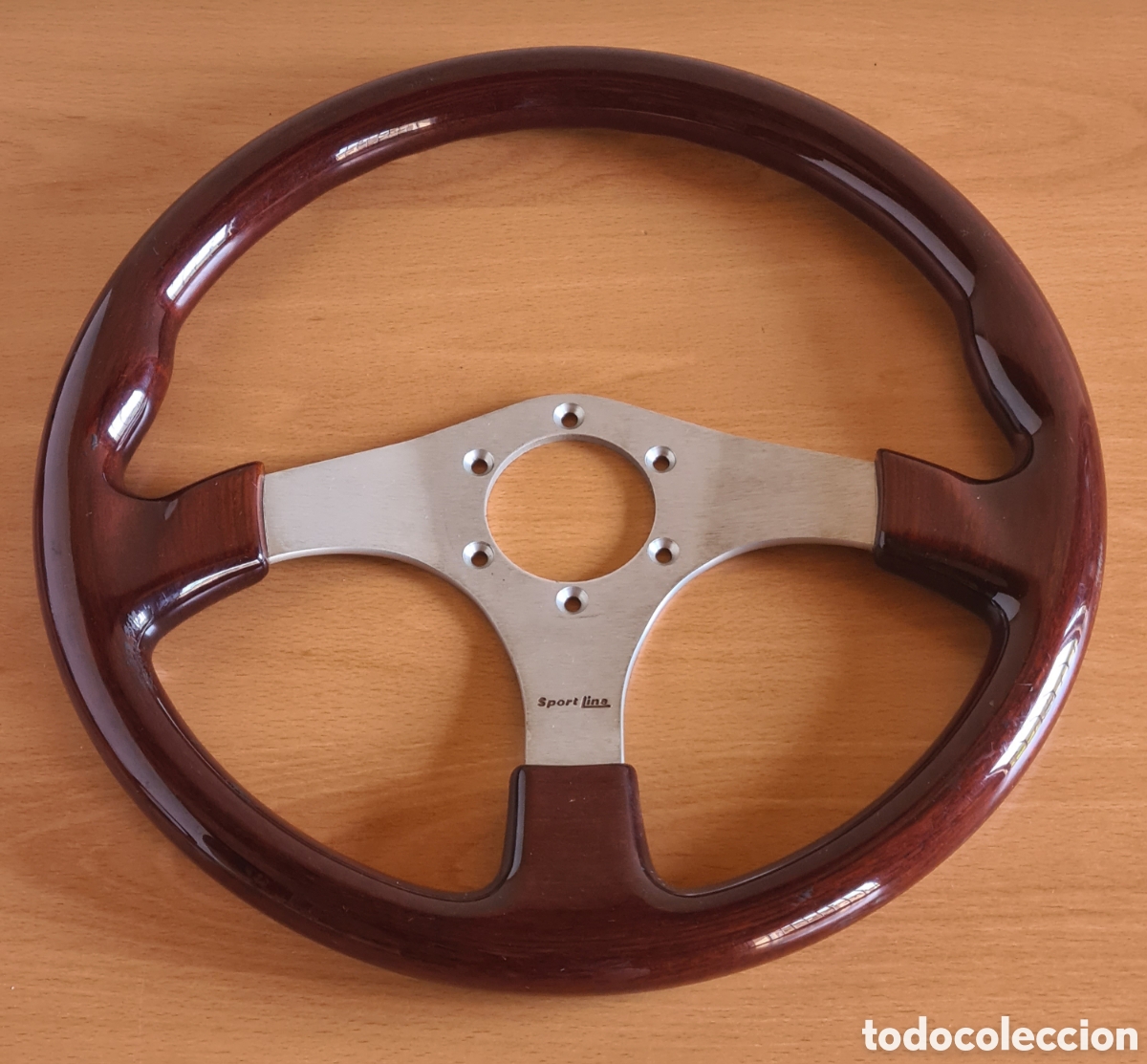 Autos und Motorr&auml;der: Volante de Madera Sportline - Made in Italy - Dise&ntilde;o Italiano
