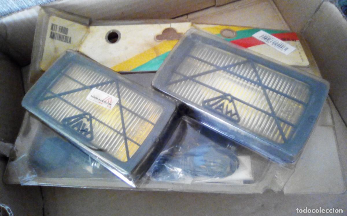 Autos und Motorr&auml;der: Kit de luces faros antiniebla. SAW, made in Austria. A&ntilde;os 80. Sin usar, sin abrir, en su blister.
