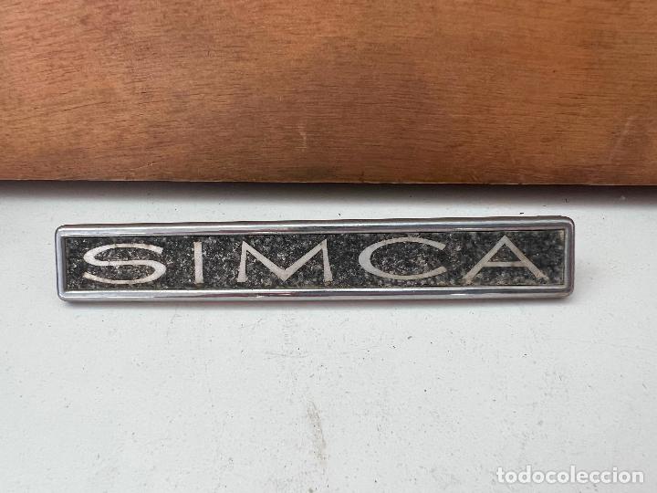 Coches y motocicletas: SIMCA ANAGRAMA ORIGINAL - Foto 2
