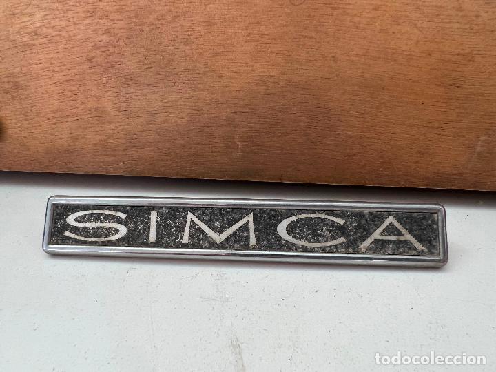 Coches y motocicletas: SIMCA ANAGRAMA ORIGINAL - Foto 1