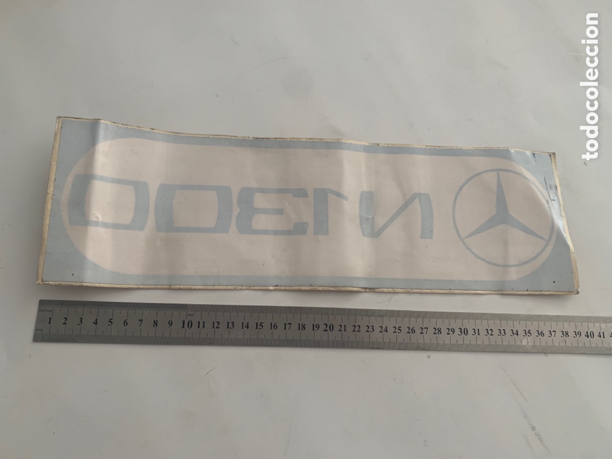 Automobili e Motociclette: Antigua pegatina para cristal de furgoneta mercedes benz n 1300 n1300 a&ntilde;os 70