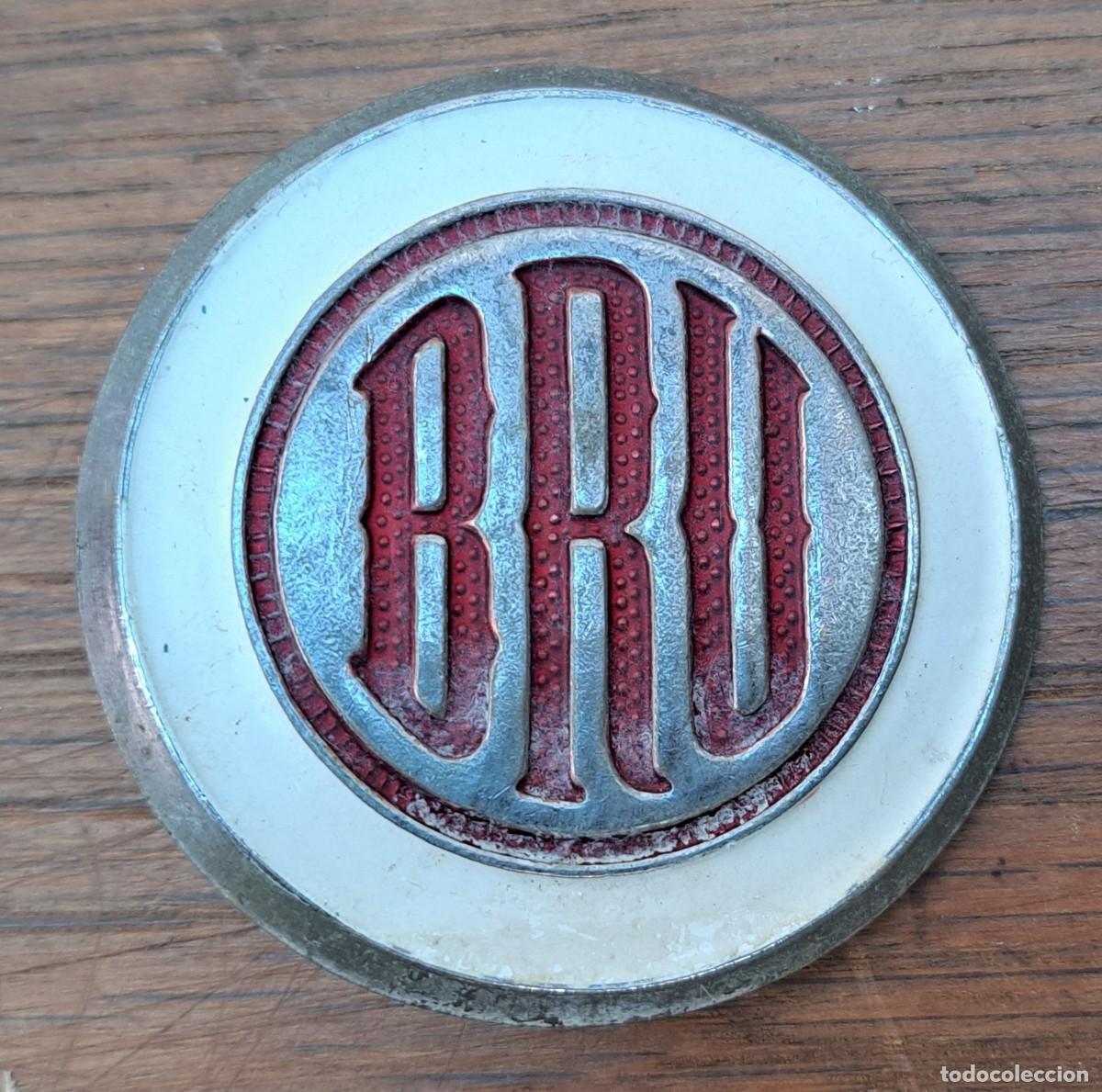 Coches y motocicletas: Placa emblema de la marca BRU - Foto 1