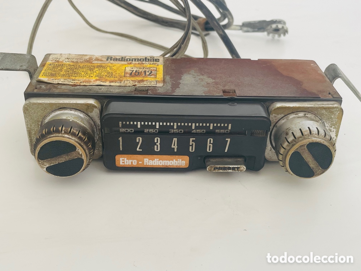 Autos und Motorr&auml;der: Ebro Radiomobile Autoradio Retro Vintage