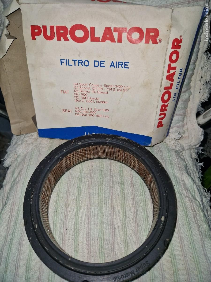 Automobili e Motociclette: Filtros de aire Seat Purolator.