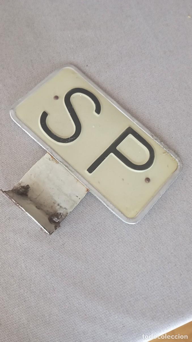 Automobili e Motociclette: PLACA MATRICULA S.P. SERVICIO PUBLICO
