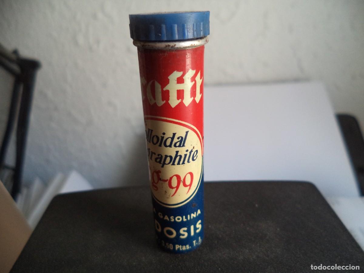 Autos und Motorr&auml;der: Peque&ntilde;o tubo - cajita de lubricante para cohes Krafft.Una dosis.