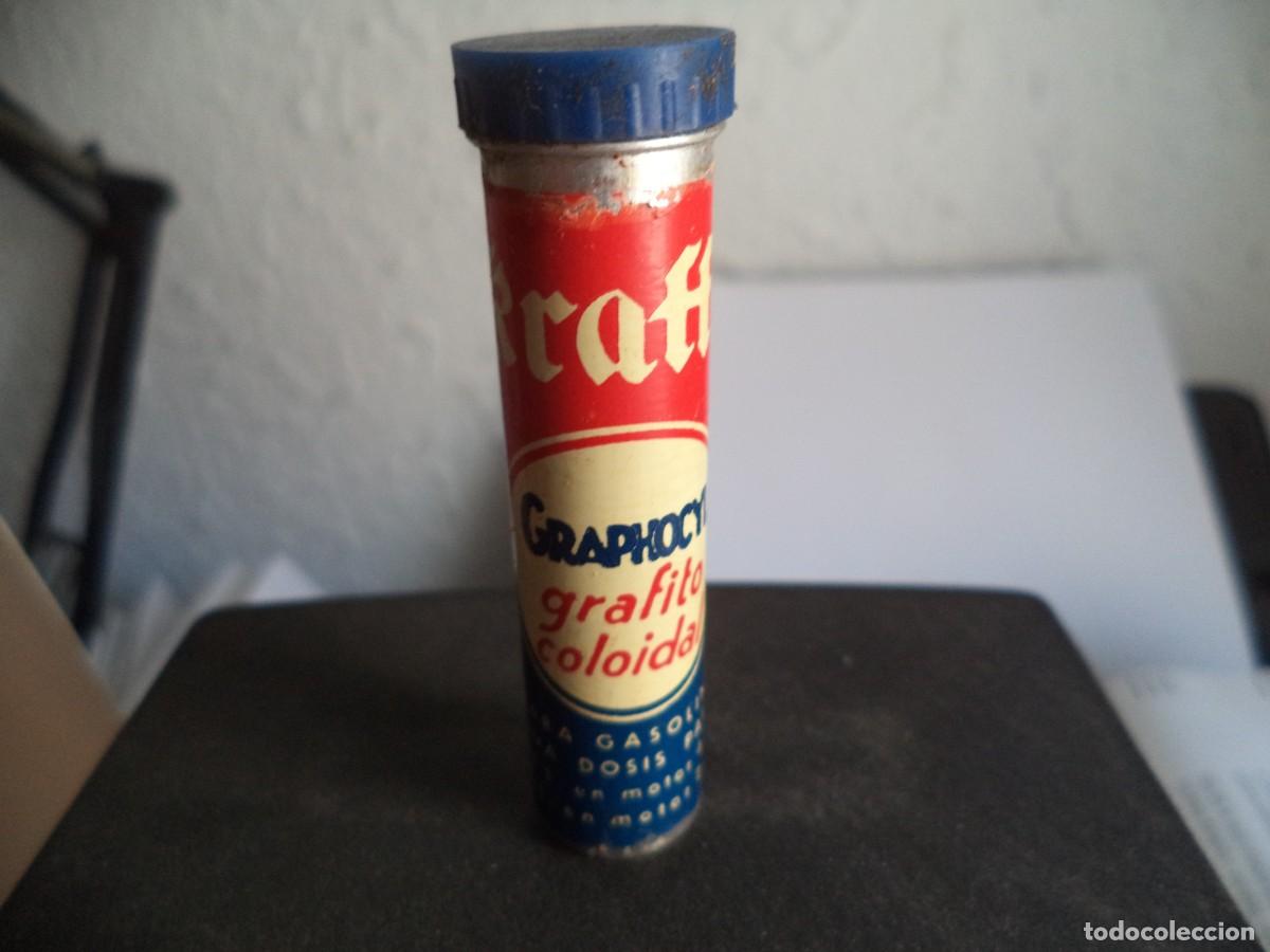 Autos und Motorr&auml;der: Peque&ntilde;o tubo - cajita de lubricante para cohes Krafft.Una dosis.