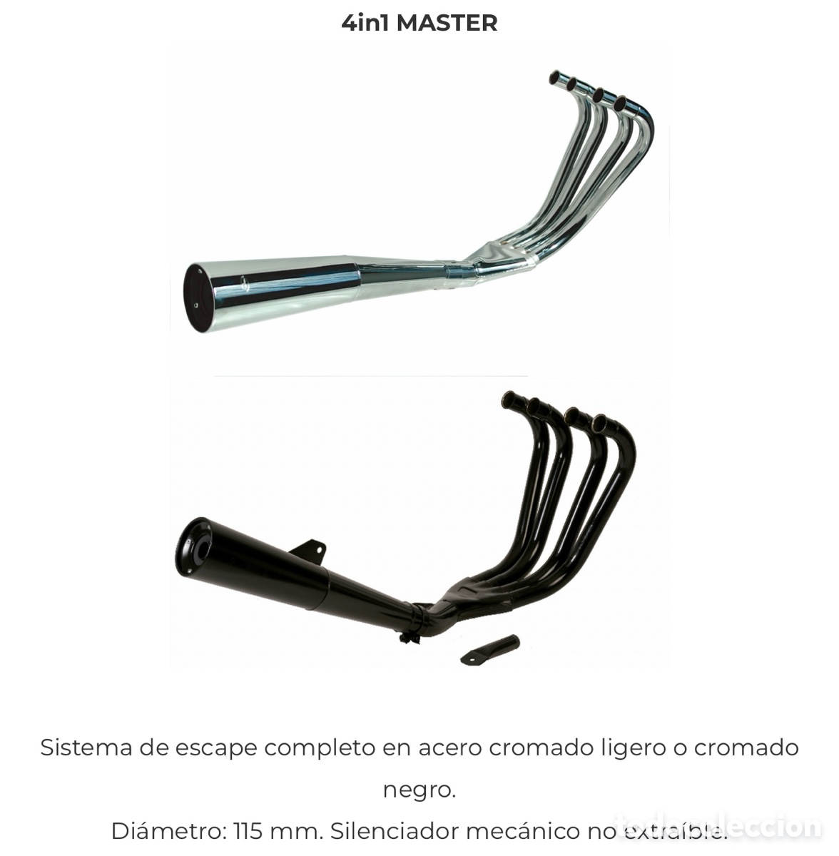 Autos und Motorr&auml;der: ESCAPES 4/1 MASTER MOTOCICLETA CL&Aacute;SICAS A&Ntilde;OS 70/80