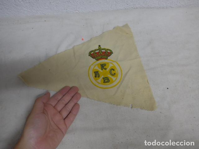 Automobili e Motociclette: Antiguo banderin de principios siglo XX del real automovil club de Barcelona. RACC, coche.