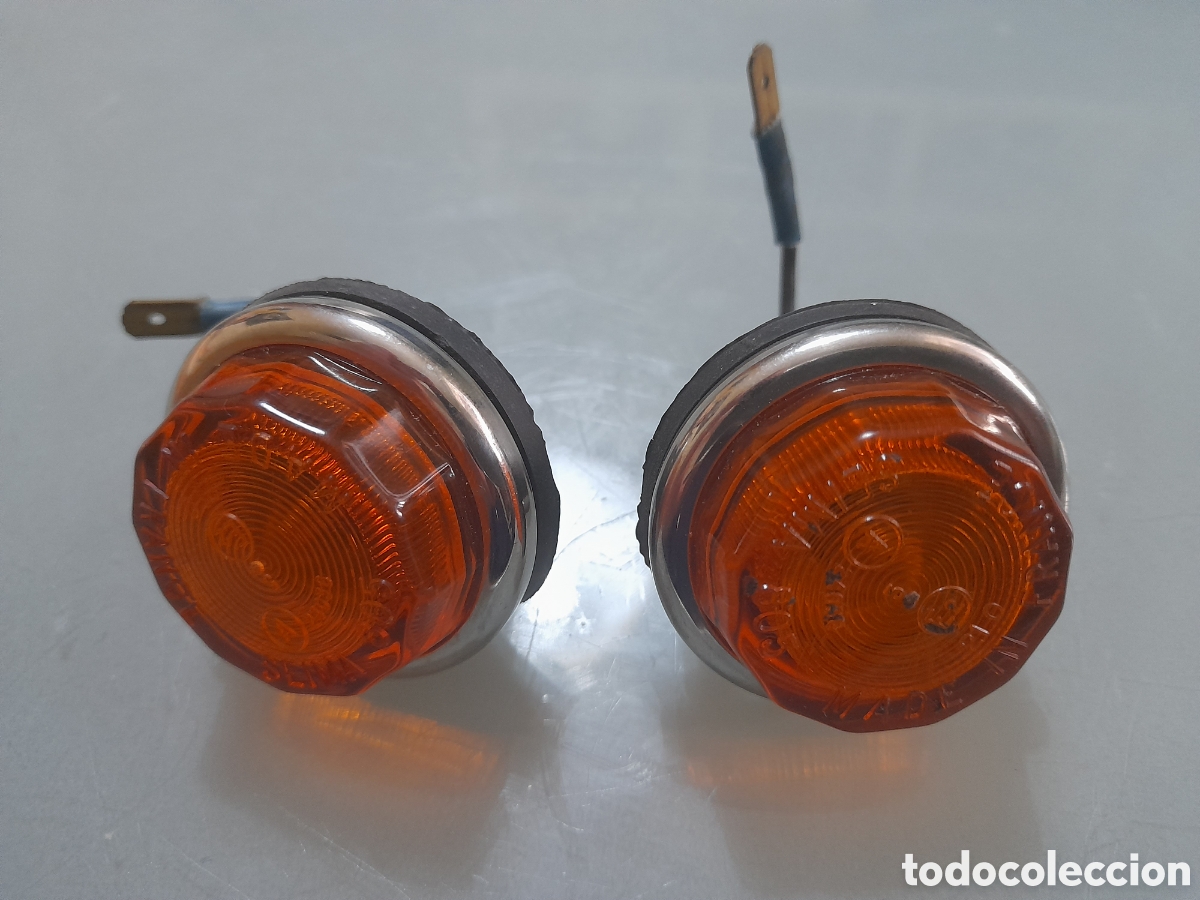 Coches y Motocicletas: Pareja de intermitentes de ala para Citroen 2CV, marca Seima, cristal