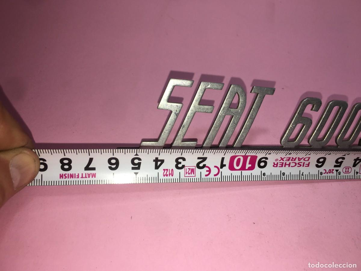 Coches y motocicletas: PLACA INSIGNIA SEAT 600 E - Foto 2