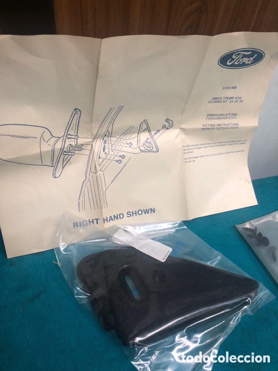 Automobili e Motociclette: TAPA DERECHA INTERIOR ESPEJO - 1647180 ( FORD ESCORT del 86 al 90 )
