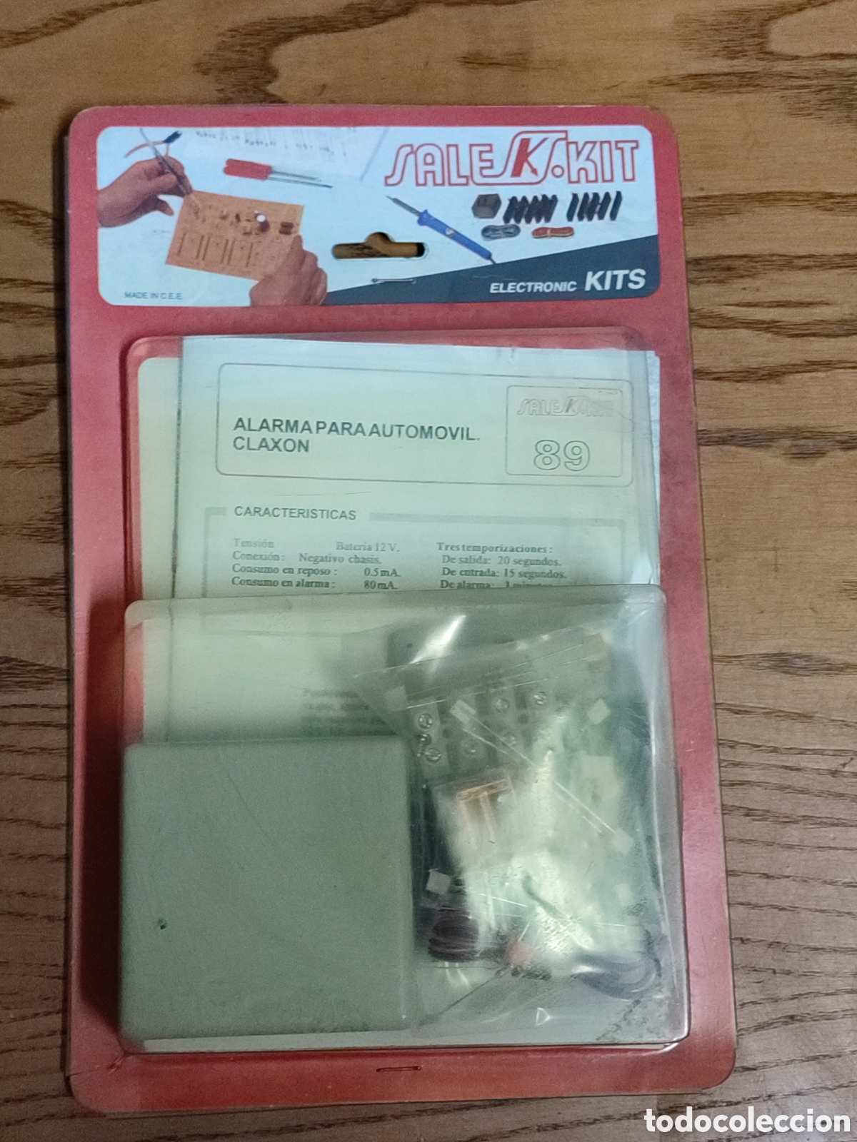 Automobili e Motociclette: Sales kit, kit 89 para montaje de alarma de autom&oacute;vil claxon, a&ntilde;os 70 80, gu&iacute;a de ensamblaje.