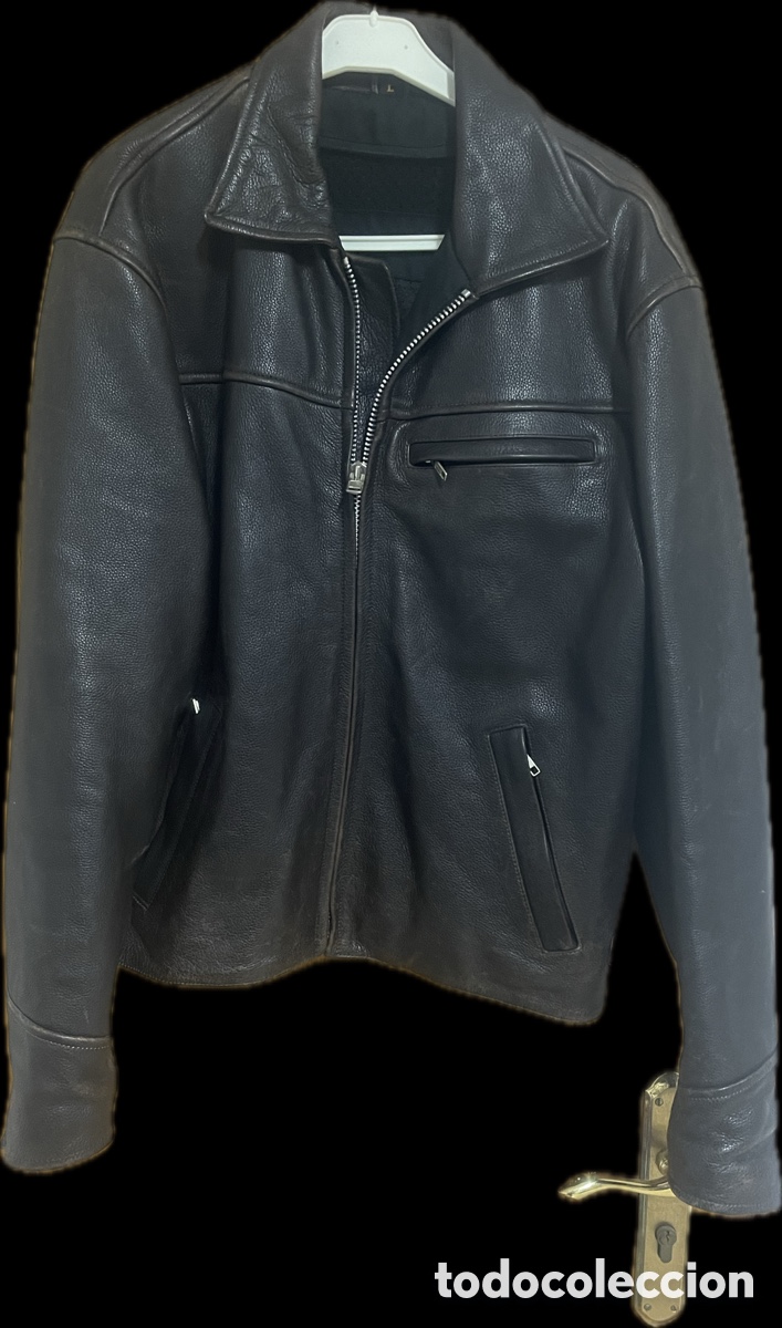 Autos und Motorr&auml;der: CHAQUETA PIEL MOTORISTA TALLA L