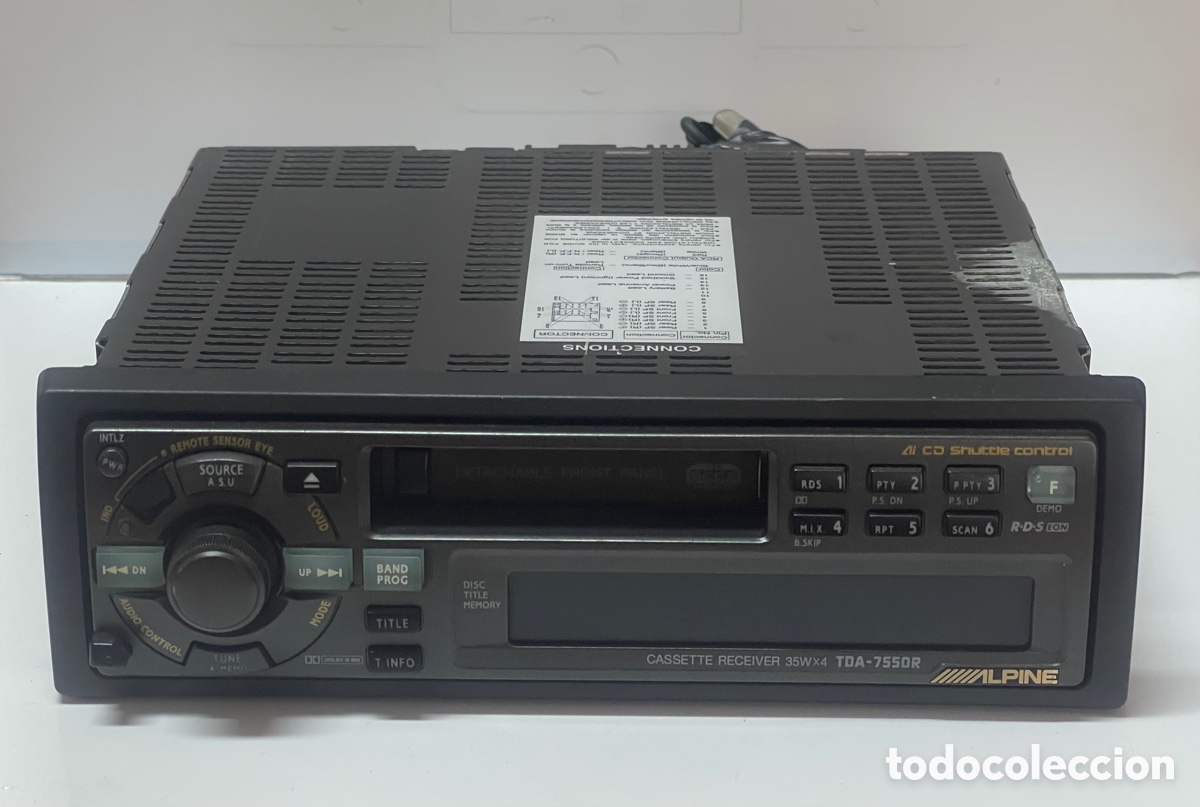 Autos und Motorr&auml;der: RADIO CASSETE MARCA ALPINE modelo TDA7550R