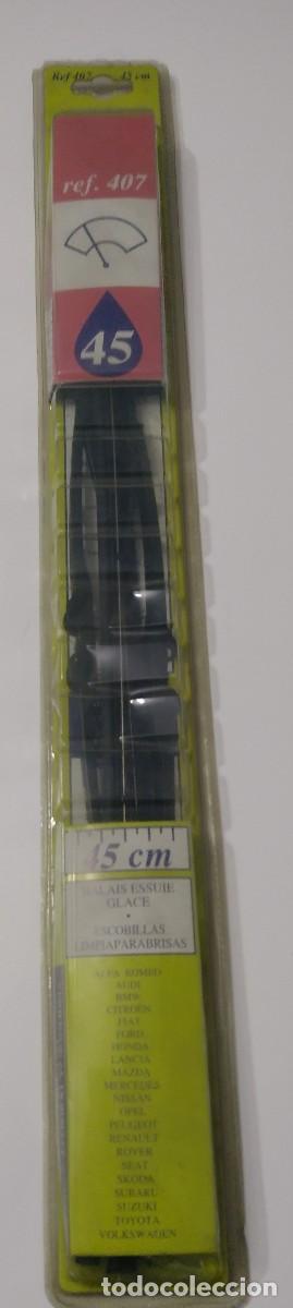 Automobili e Motociclette: Escobillas limpiaparabrisas universal. 45 centimetros. Ref. 407. Incluye adaptadores universales.