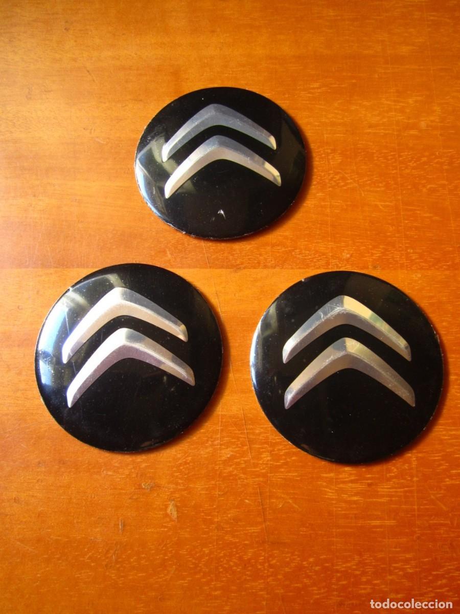 Coches y Motocicletas: 3 Placas Chapas Citro&euml;n (Material Plastico)