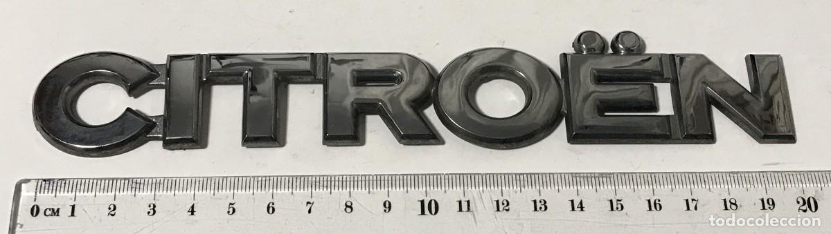 Coches y Motocicletas: ANAGRAMA AC1005 CITROEN, 20 CMS - ANAGRAMAS