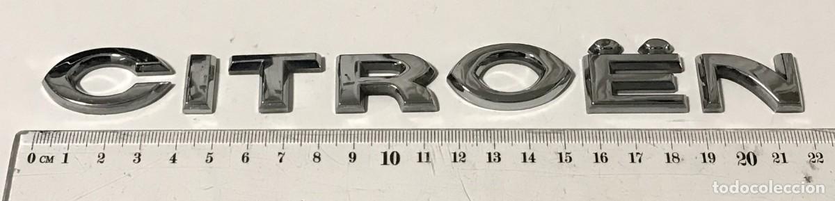 Coches y Motocicletas: ANAGRAMA AC1020 CITROEN, 22 CMS - ANAGRAMAS