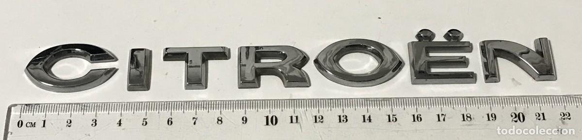 Coches y Motocicletas: ANAGRAMA AC1021 CITROEN, 22 CMS - ANAGRAMAS