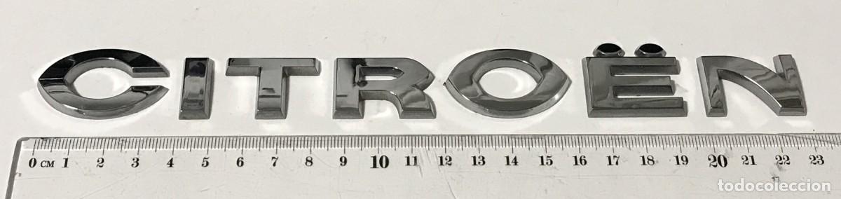 Coches y Motocicletas: ANAGRAMA AC1022 CITROEN, 23 CMS - ANAGRAMAS