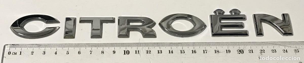 Coches y Motocicletas: ANAGRAMA AC1025 CITROEN, 25 CMS - ANAGRAMAS