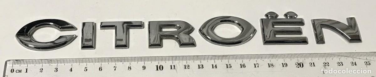 Coches y Motocicletas: ANAGRAMA AC1026 CITROEN, 25 CMS - ANAGRAMAS