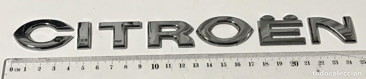 Coches y Motocicletas: ANAGRAMA AC1028 CITROEN, 25 CMS - ANAGRAMAS