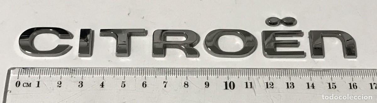 Coches y Motocicletas: ANAGRAMA AC1029 CITROEN, 16,5 CMS - ANAGRAMAS