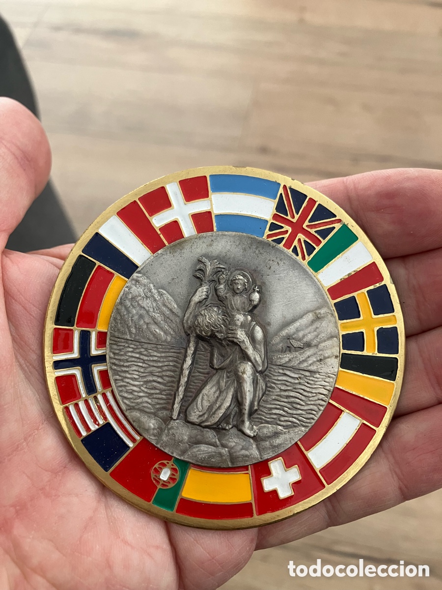 Automobili e Motociclette: Antigua chapa San Crist&oacute;bal para coche