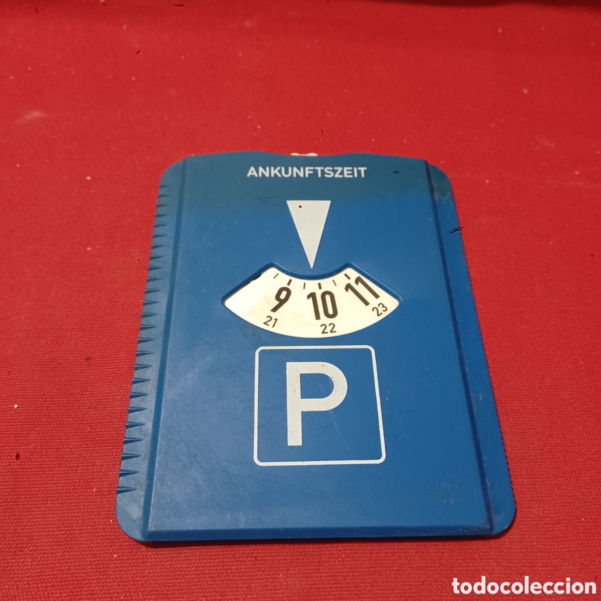 Autos und Motorr&auml;der: Curioso temporizador de disco para aparcamiento publicidad FORD BANK