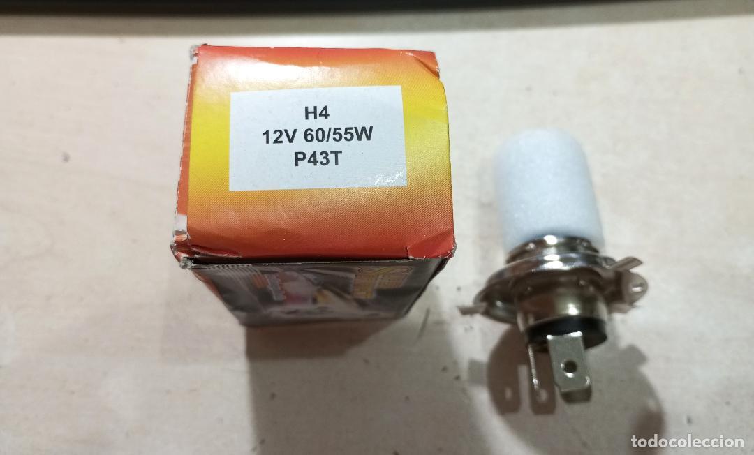 Autos und Motorr&auml;der: LAMPARA BOMBILLA HALOGENA BRILLANTE MOTO COCHE H4