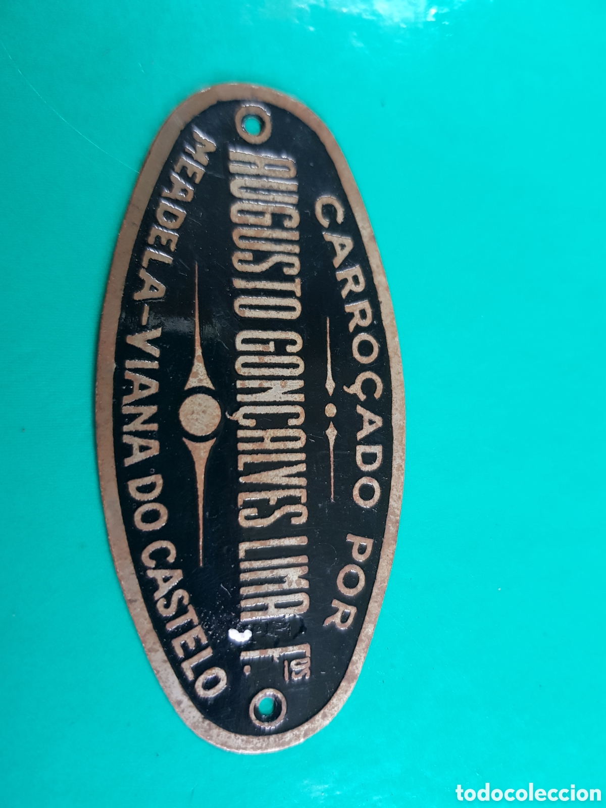 Autos und Motorr&auml;der: Placa met&aacute;lica Portugal