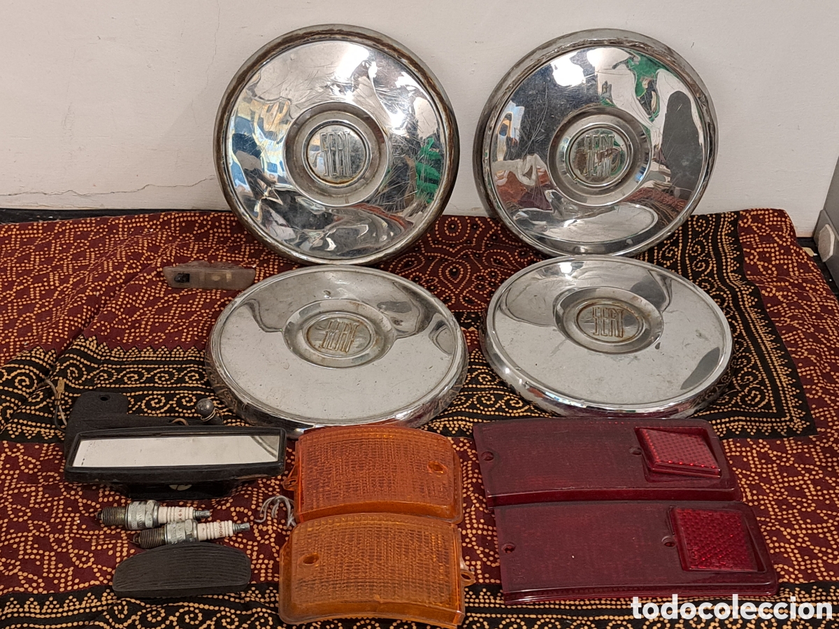 Voitures et Motocyclettes: Repuestos seat antiguos tapacubos ver fotos