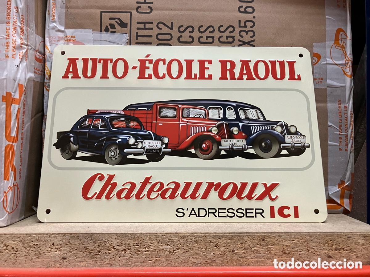 Coches y Motocicletas: Chapa Renault 4 CV CITROEN AUTOBUS CAMION