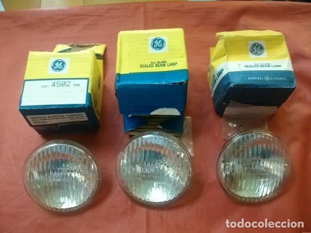 Automobili e Motociclette: 3 L&Aacute;MPARAS BOMBILLAS LUCES COCHE ANTIGUO A&Ntilde;OS 50 GENERAL ELECTRIC 4502 50 W 28 V