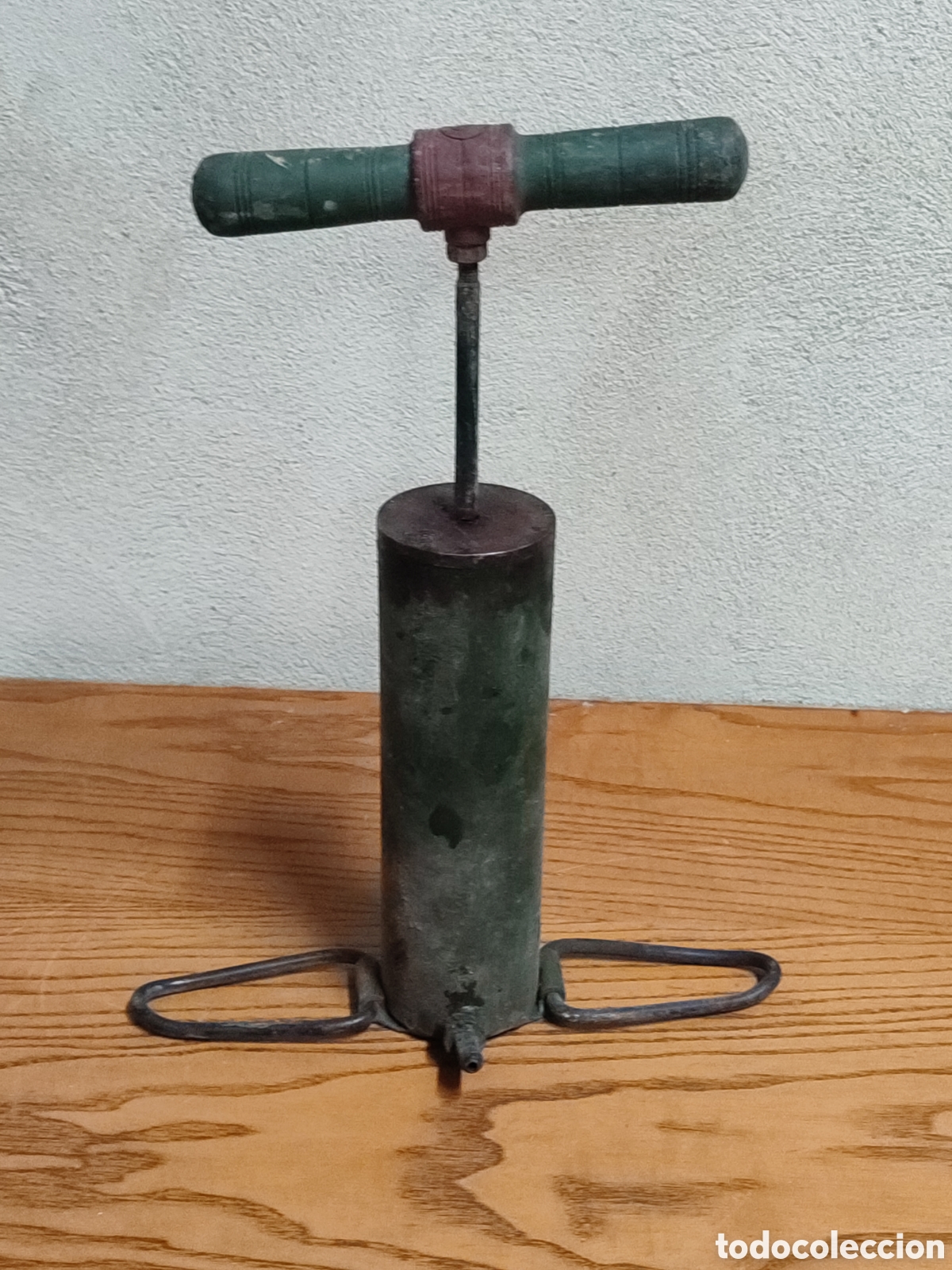 Automobili e Motociclette: Antiguo inflador manual BOGE para veh&iacute;culos clasicos. ALEMANIA