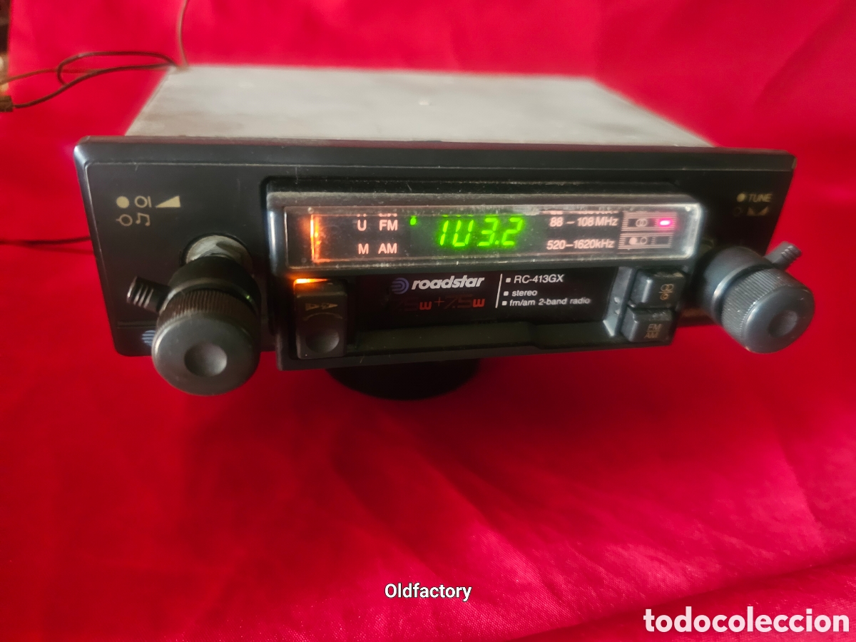Voitures et Motocyclettes: Autoradio vintage Roadstar modelo rc-413gx