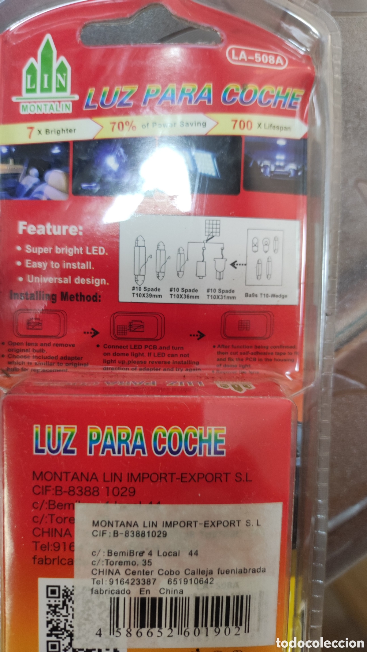 Coches y motocicletas: Luz interior para coche - Foto 2