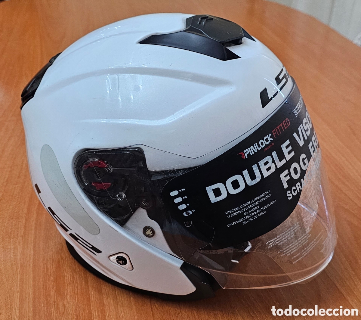 Autos und Motorr&auml;der: CASCO JET DE FIBRA LS2 INFINITY TALLA S COMO NUEVO