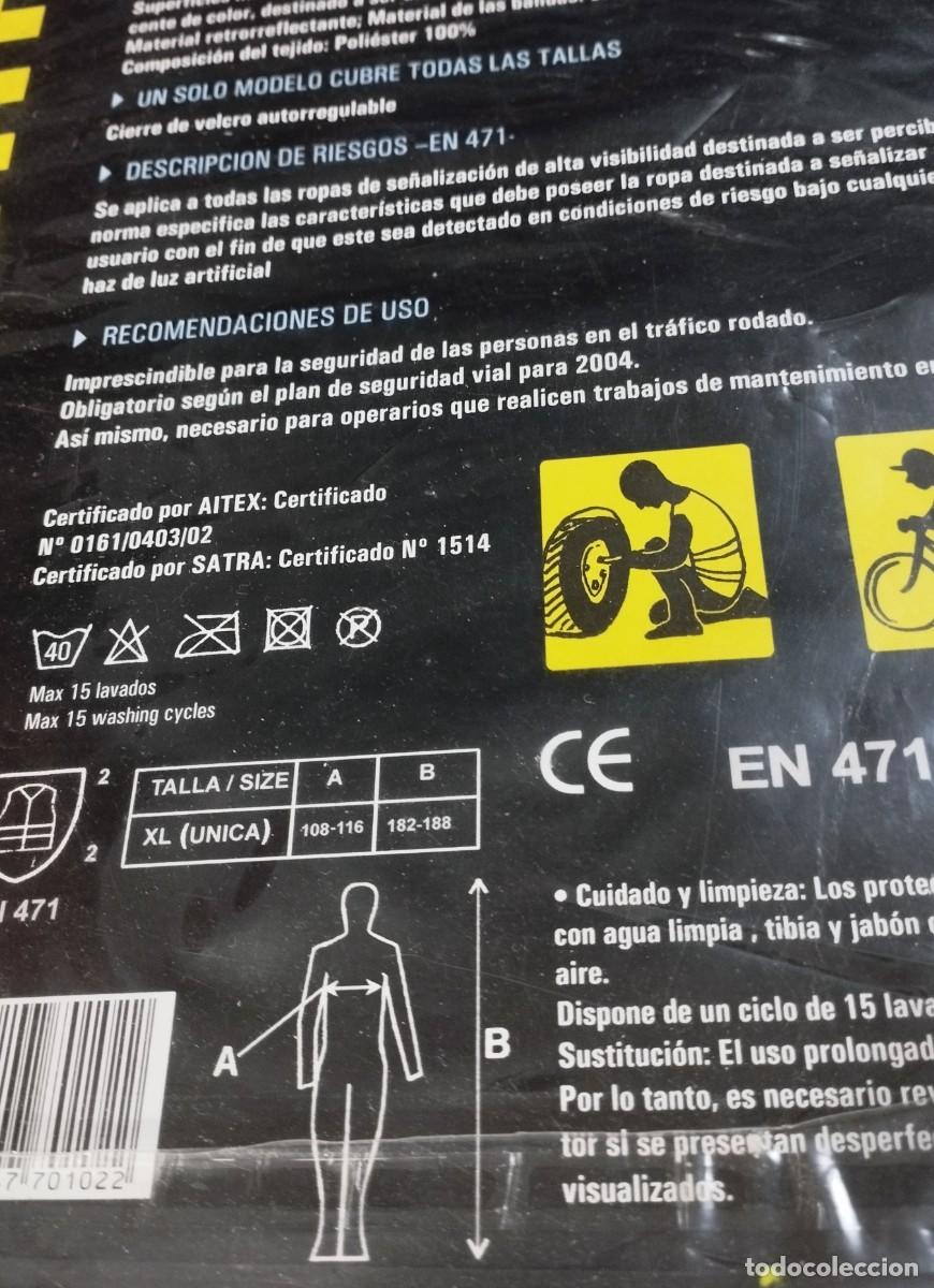 Coches y motocicletas: Chaleco reflectante a estrenar - Foto 3
