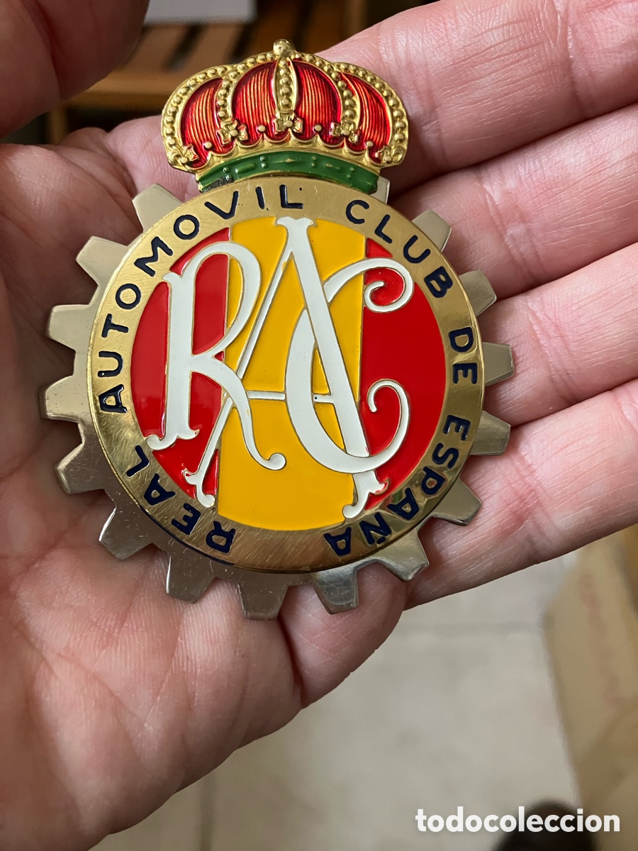 Automobili e Motociclette: Antigua insignia RAC autom&oacute;vil club de Espa&ntilde;a