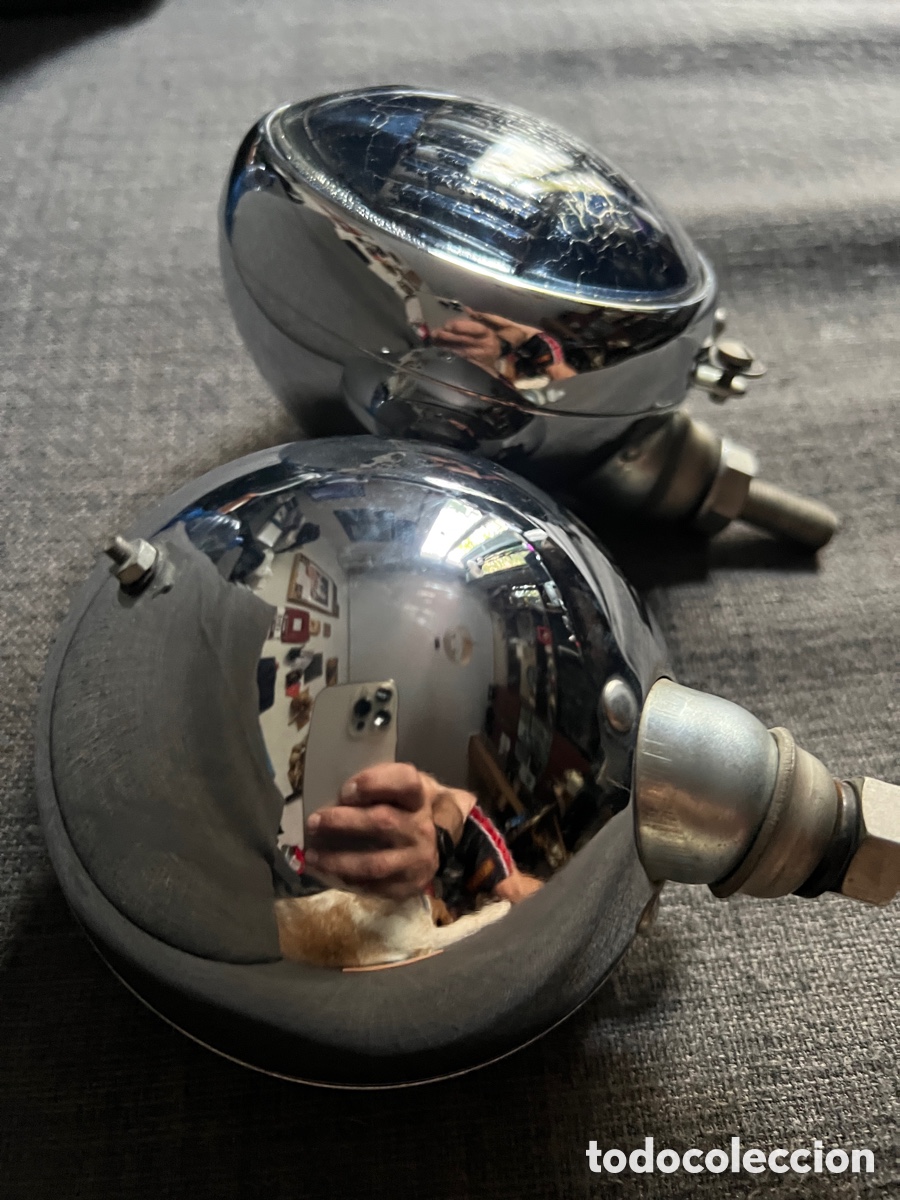 Autos und Motorr&auml;der: Faros antiguos Moto o coche